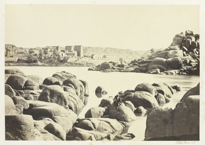 Tilnærmingen til Philæ, 1857. av Francis Frith