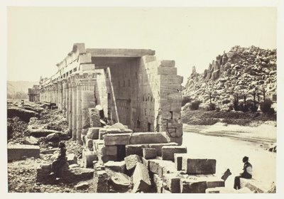 Kolonnaden, Philæøya av Francis Frith
