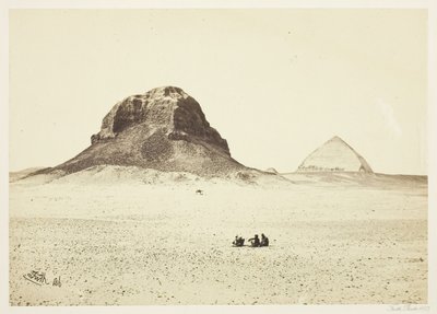 Pyramidene i Dahshoor, 1857. av Francis Frith