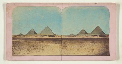 Drei Pyramiden av Francis Frith