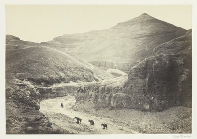 Valley of the Tomb of the Kings, Theben av Francis Frith