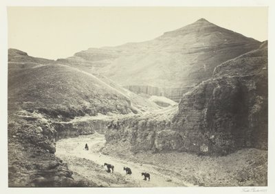 Valley of the Tomb of the Kings, Theben, 1857. av Francis Frith