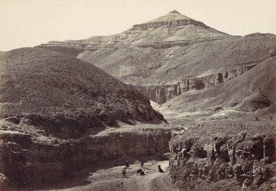 Valley of the Tombs of the Kings, Theben, 1857. av Francis Frith
