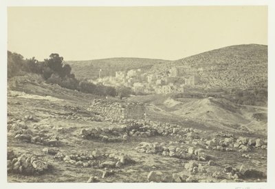Utsikt ved Hebron, 1857. av Francis Frith
