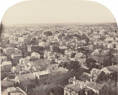 Ser nordvest fra Westminster Street, Providence av Francis Hacker