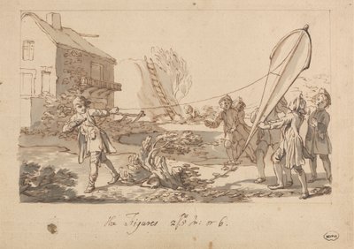 Flyr dragen av Francis Hayman