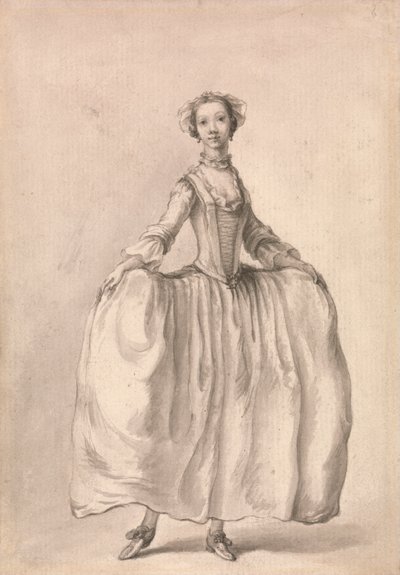 Stående figur av en dame av Francis Hayman