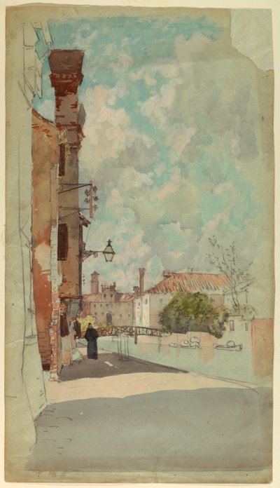 Kanal, Venezia, Italia av Francis Hopkinson Smith