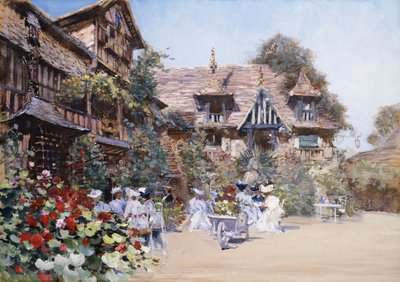 Lunsj på vertshuset, 1881 av Francis Hopkinson Smith