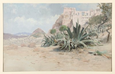 Tilnærmingen til Akropolis av Francis Hopkinson Smith