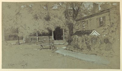 The Old Hopkinson House, Bordentown, NJ av Francis Hopkinson Smith