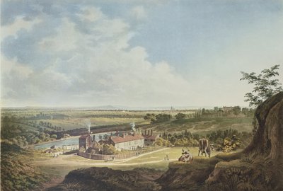 En utsikt over Hampstead Heath ser mot London, 1804 av Francis James Sarjent