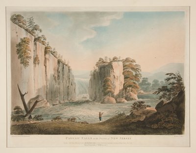 Passaic Falls i delstaten New Jersey av Francis Jukes