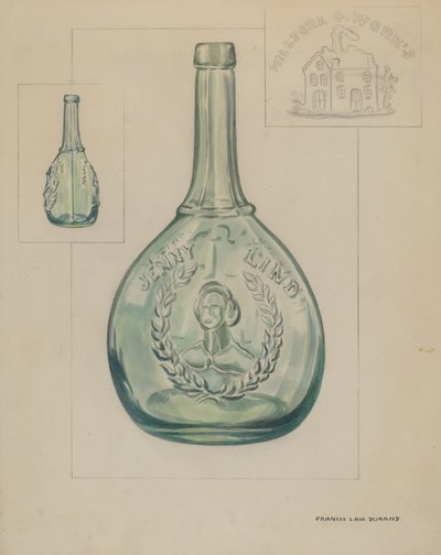 Flaske av Francis Law Durand