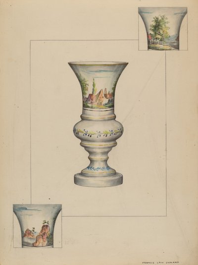 Fire Lighter Vase av Francis Law Durand