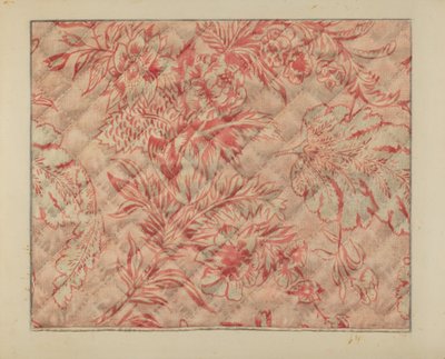 Spedbarns quiltdetalj, ca. 1937. av Francis Law Durand