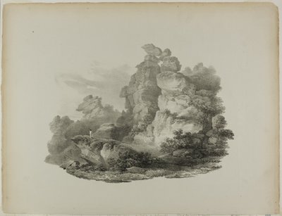 Brimham Rocks, nær Pateley Bridge Yorkshire av Francis Nicholson