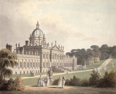 Castle Howard av Francis Nicholson
