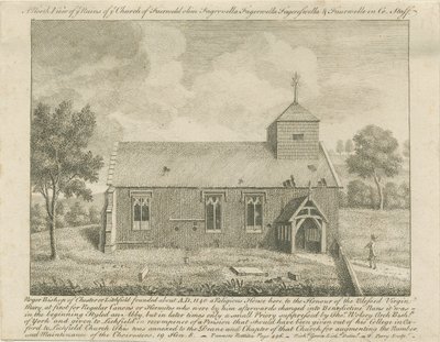 Farvel Church: etsning, nd [1740] (trykk) av Francis Perry