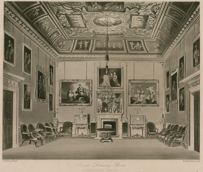 Andre sal, Buckingham House av Francis Phillip Stephanoff