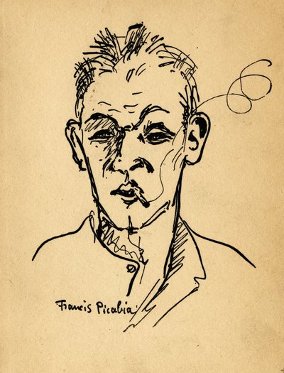 Portrett av Blaise Cendrars (Frederic Louis Sauser av Francis Picabia