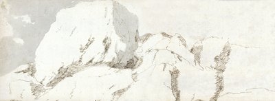 En del av Pembrokeshire, ca. 1678 (akvarell og brunt blekk på papir) av Francis Place