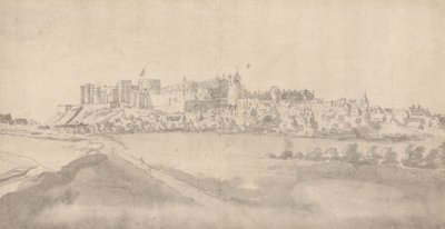 Utsikt over Windsor Castle av Francis Place