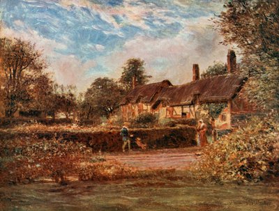 Anne Hathaways hytte, Stratford på Avon av Francis S. Walker