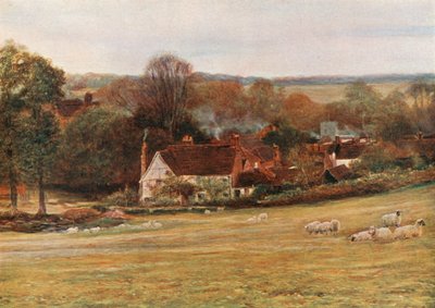 Miltons hytte og hage, Chalfont St Giles av Francis S. Walker