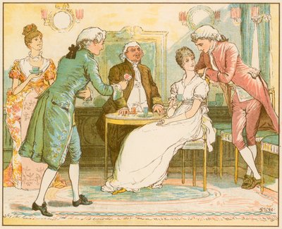Den øde landsbyen av Oliver Goldsmith av Francis S. Walker