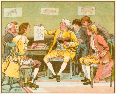 Den øde landsbyen av Oliver Goldsmith av Francis S. Walker