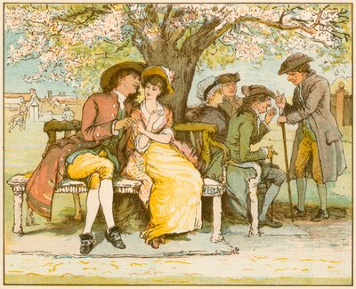 Den øde landsbyen av Oliver Goldsmith av Francis S. Walker