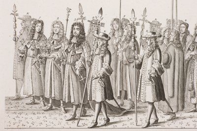 James II kroningsprosesjon av Francis Sandford