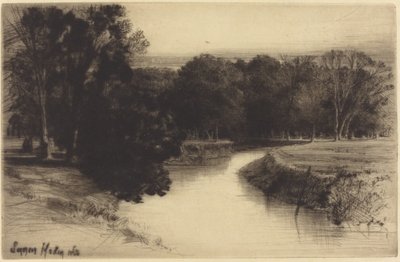 En solnedgang i Irland av Francis Seymour Haden
