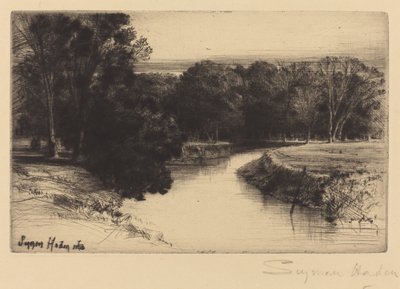En solnedgang i Irland av Francis Seymour Haden