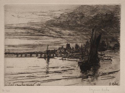 Battersea Bridge av Francis Seymour Haden