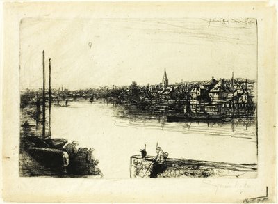 Battersea Reach av Francis Seymour Haden