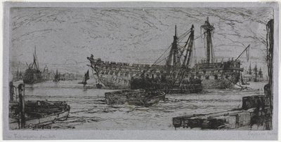 Oppløsning av Agamemnon av Francis Seymour Haden