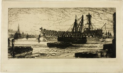 Breaking Up of the Agamemnon, nr. 1 av Francis Seymour Haden