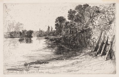 Brentford ferge av Francis Seymour Haden