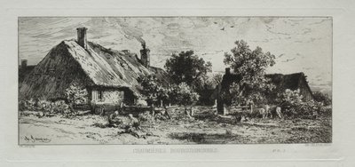 Burgundiske hytter av Francis Seymour Haden