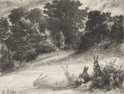 Combe Bottom, 1860., 1860. av Francis Seymour Haden