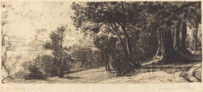 Tidlig morgen - Richmond av Francis Seymour Haden