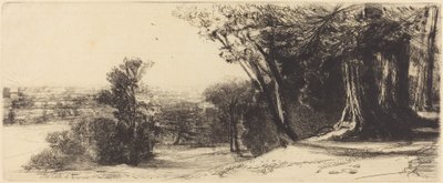 Tidlig morgen - Richmond av Francis Seymour Haden