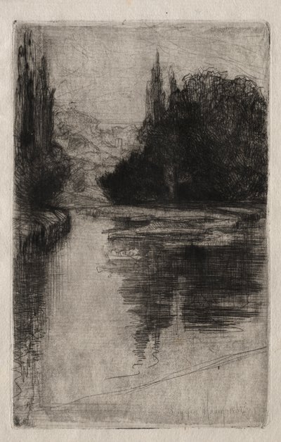 Kveld, 1864. av Francis Seymour Haden