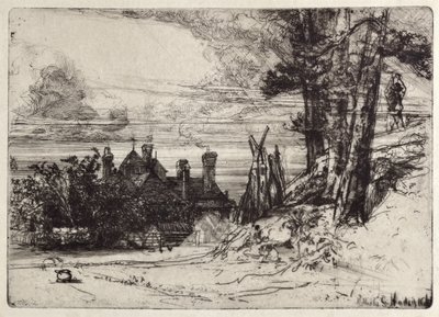 Horseleys hus på Willesley av Francis Seymour Haden