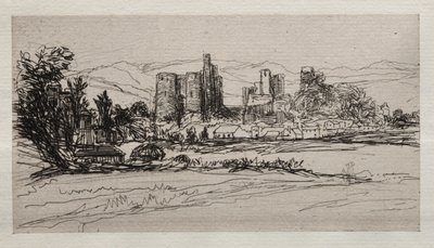 Kidwelly Castle av Francis Seymour Haden