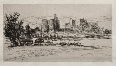 Kidwelly Castle. av Francis Seymour Haden