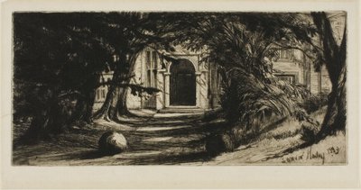 Mytton Hall av Francis Seymour Haden