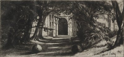 Mytton Hall av Francis Seymour Haden